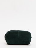 Темно-зелёная косметичка S.Lavia. Вид 2 миниатюра.