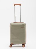 Оливковый чемодан S.Lavia. Вид 5 миниатюра.