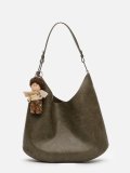 Оливковый хобо Royal cuir в категории Женское/Сумки женские/Сумки хобо. Вид 3