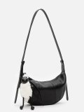 Чёрный хобо Royal cuir в категории Женское/Сумки женские/Сумки хобо. Вид 1