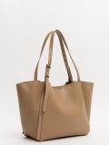 Темно-бежевый шоппер AT YOU. Вид 1 миниатюра.