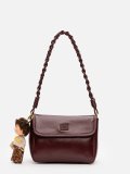 Бордовый кросс-боди Royal cuir в категории Женское/Сумки женские/Кросс-боди. Вид 3