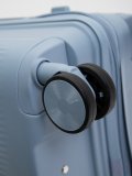 Бледно-голубой чемодан S.Lavia. Вид 10 миниатюра.