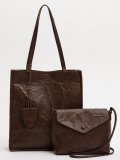 Темно-коричневый шоппер S.Lavia в категории Женское/Сумки женские/Сумки-шопперы. Вид 4