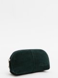 Темно-зелёная косметичка S.Lavia. Вид 1 миниатюра.