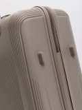 Темно-бежевый чемодан S.Lavia. Вид 8 миниатюра.