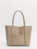 Бежевый шоппер AT YOU. Вид 3 миниатюра.