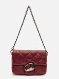 Бордовый кросс-боди Royal cuir. Вид 2 миниатюра.