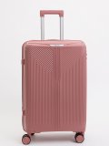Темно-розовый чемодан S.Lavia. Вид 2 миниатюра.