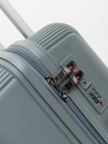 Светло-серый чемодан S.Lavia. Вид 6 миниатюра.