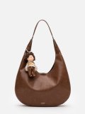 Коричневый хобо Royal cuir в категории Женское/Сумки женские/Сумки хобо. Вид 3