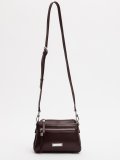 Бордовый кросс-боди Polina. Вид 2 миниатюра.