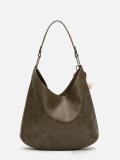 Оливковый хобо Royal cuir в категории Женское/Сумки женские/Сумки хобо. Вид 4