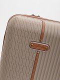 Темно-бежевый чемодан S.Lavia. Вид 6 миниатюра.