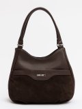 Темно-коричневый хобо S.Lavia в категории Женское/Сумки женские/Замшевые сумки. Вид 2