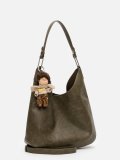 Оливковый хобо Royal cuir в категории Женское/Сумки женские/Сумки хобо. Вид 1